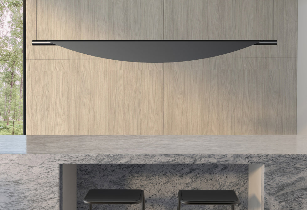 LED Pendant from the Tela™ collection in Satin Black finish