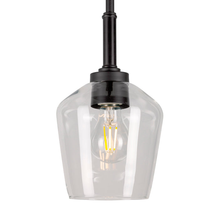 One Light Mini Pendant from the Chalice collection in Black finish