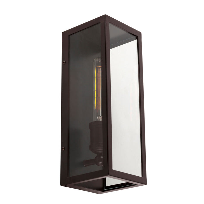 One Light Outdoor Lantern from the Erin collection in Antique Bronze finish