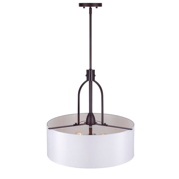 Three Light Pendant from the Tama collection in Antique Bronze finish