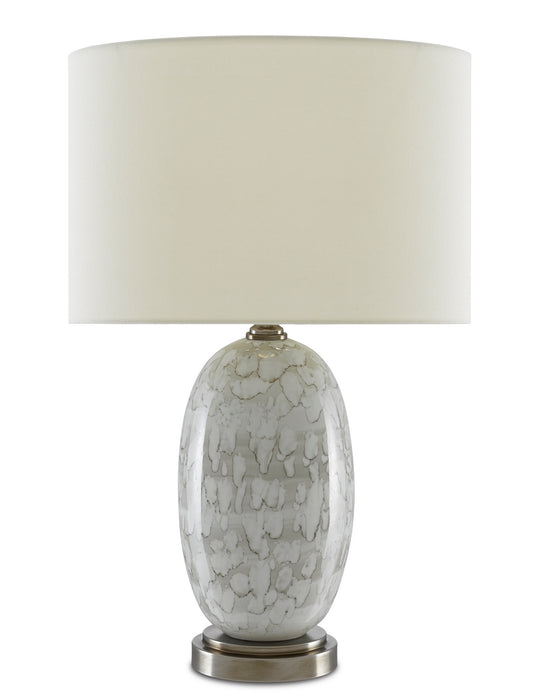 One Light Table Lamp in Gray/Brown/Antique Nickel finish
