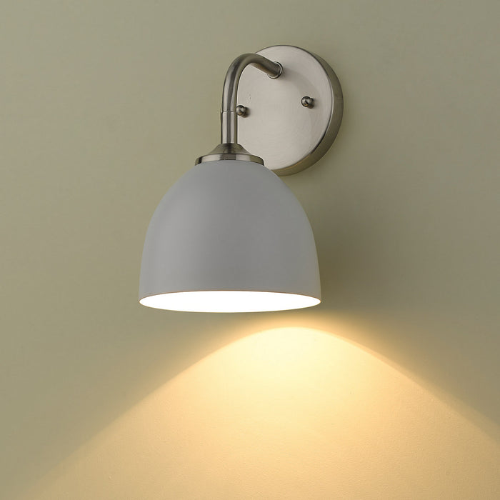 One Light Wall Sconce in Pewter finish