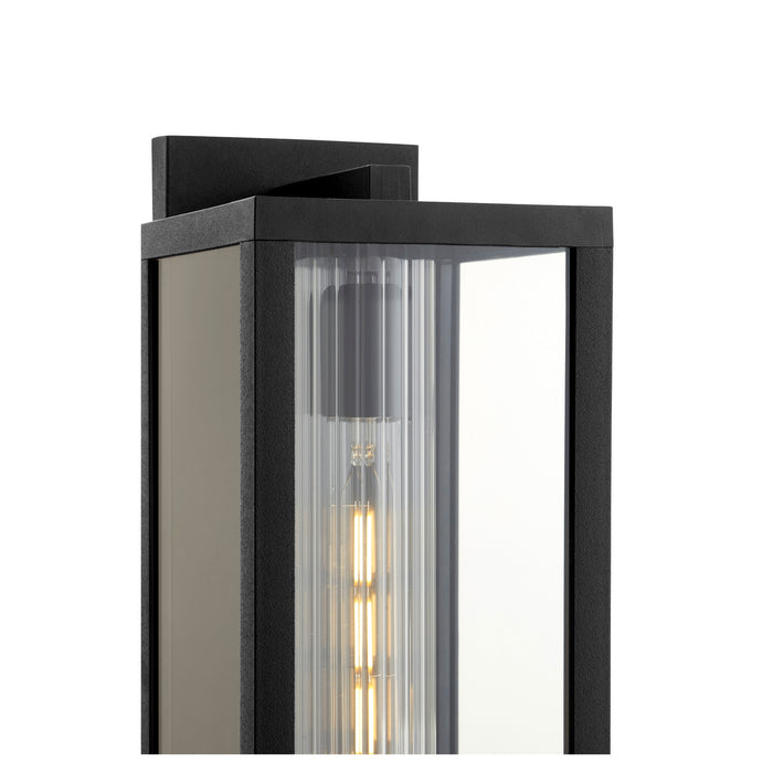 One Light Wall Mount from the Parks collection in Noir finish