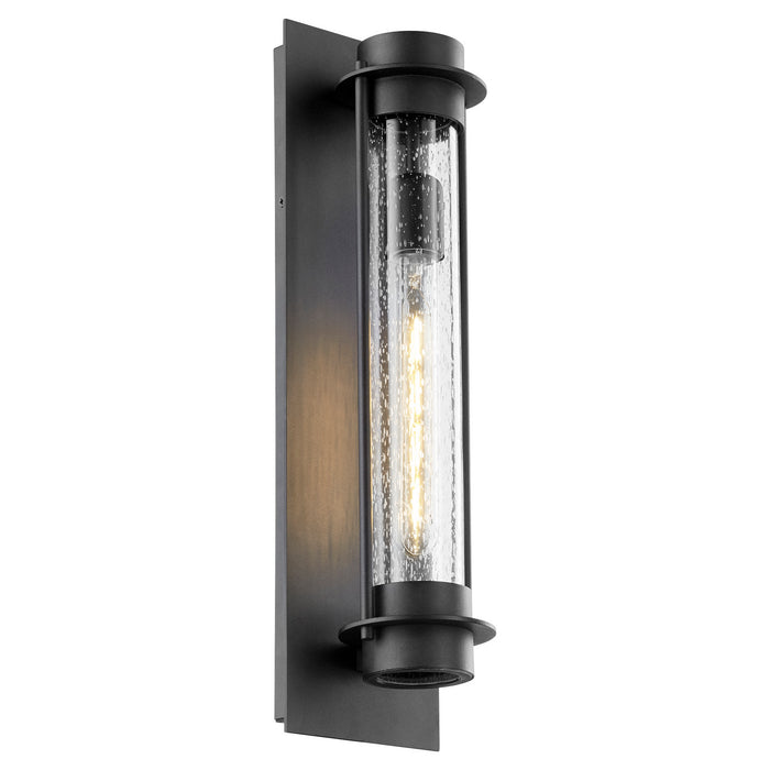 One Light Outdoor Lantern from the Roope collection in Noir finish