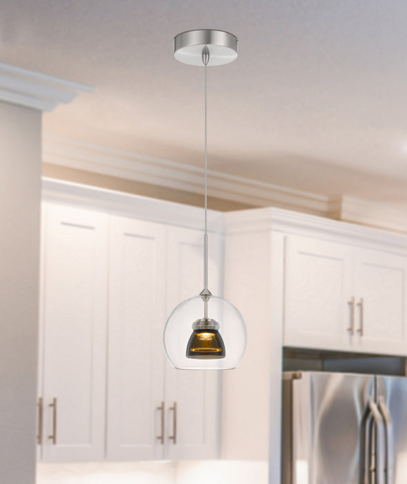 LED Mini Pendant in Smoked finish