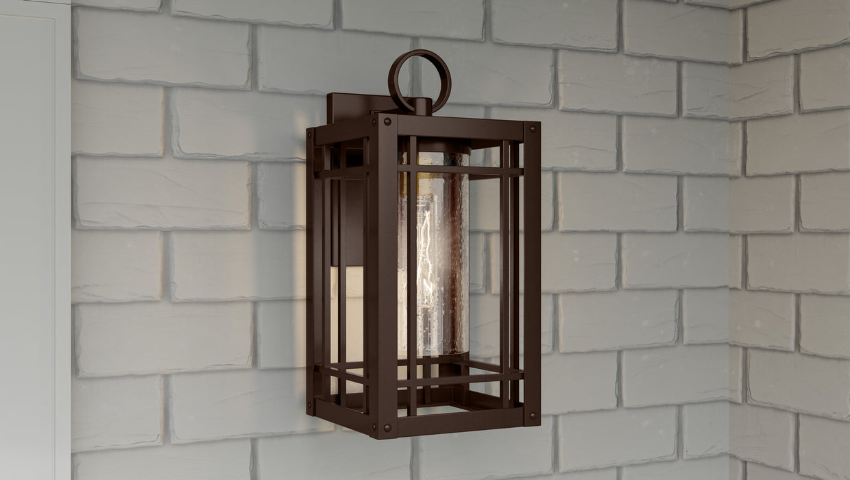 One Light Outdoor Wall Mount from the Pelham collection in Western Bronze finish