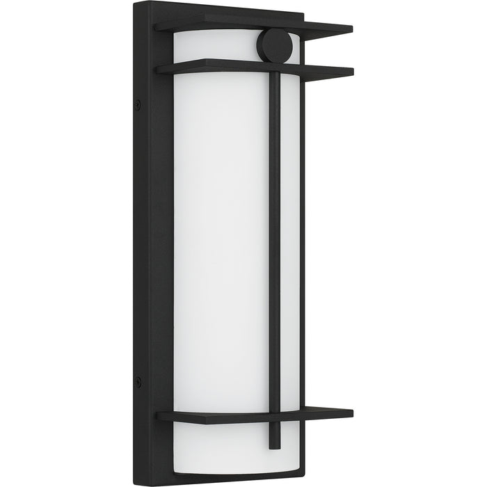 LED Outdoor Wall Mount from the Syndall collection in Earth Black finish