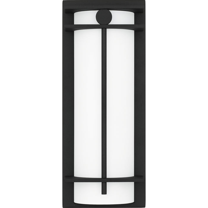 LED Outdoor Wall Mount from the Syndall collection in Earth Black finish