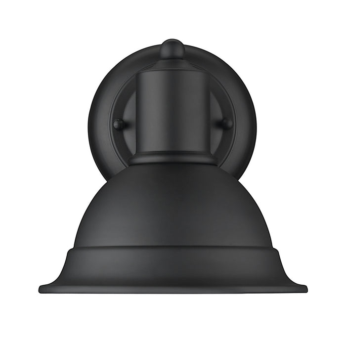 One Light Wall Mount from the Colton collection in Matte Black finish