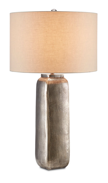 One Light Table Lamp in Oxidized Nickel finish