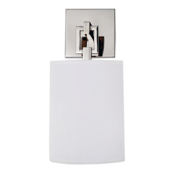 One Light Wall Sconce from the Warick collection in Polished Nickel finish