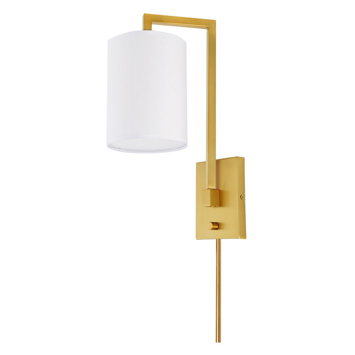 One Light Wall Sconce from the Allston collection in Satin Brass finish