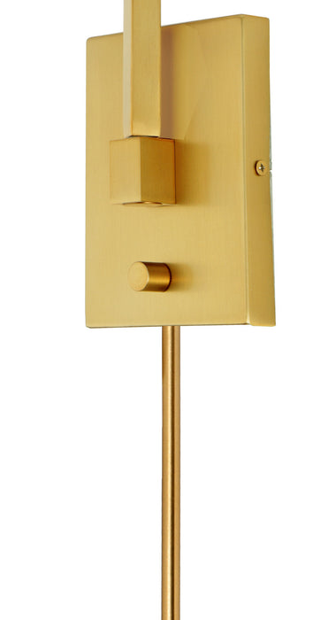 One Light Wall Sconce from the Allston collection in Satin Brass finish