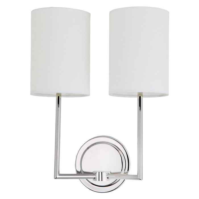 Two Light Wall Sconce from the Elliot collection in Polished Nickel finish