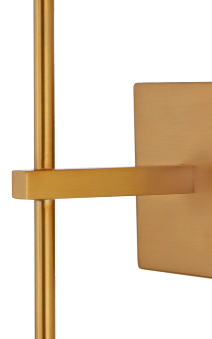 One Light Wall Sconce from the Kent collection in Satin Brass finish