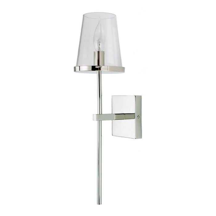 One Light Wall Sconce from the Kent collection in Polished Nickel finish