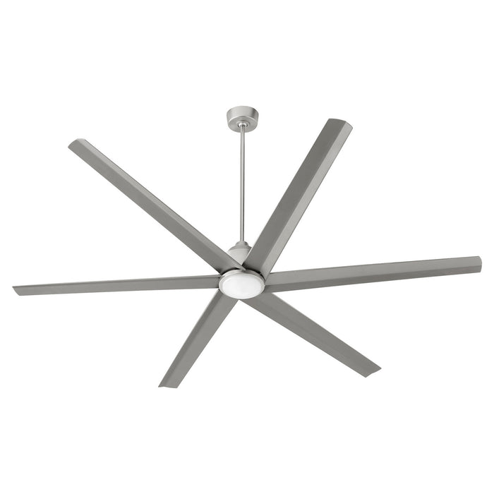 80``Ceiling Fan from the Titus collection in Satin Nickel finish
