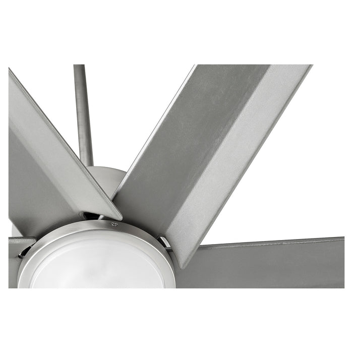 80``Ceiling Fan from the Titus collection in Satin Nickel finish