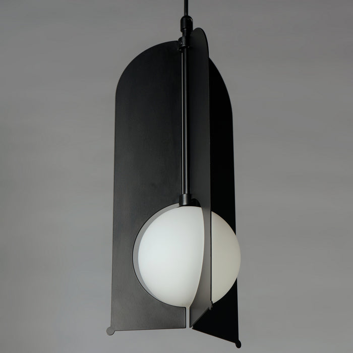 LED Mini Pendant from the Pendulum collection in Black finish