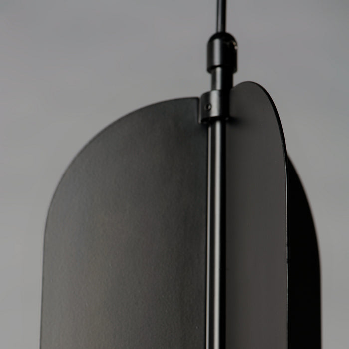 LED Mini Pendant from the Pendulum collection in Black finish