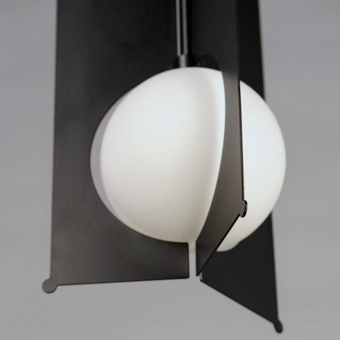 LED Mini Pendant from the Pendulum collection in Black finish