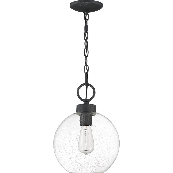 One Light Mini Pendant from the Barre collection in Grey Ash finish