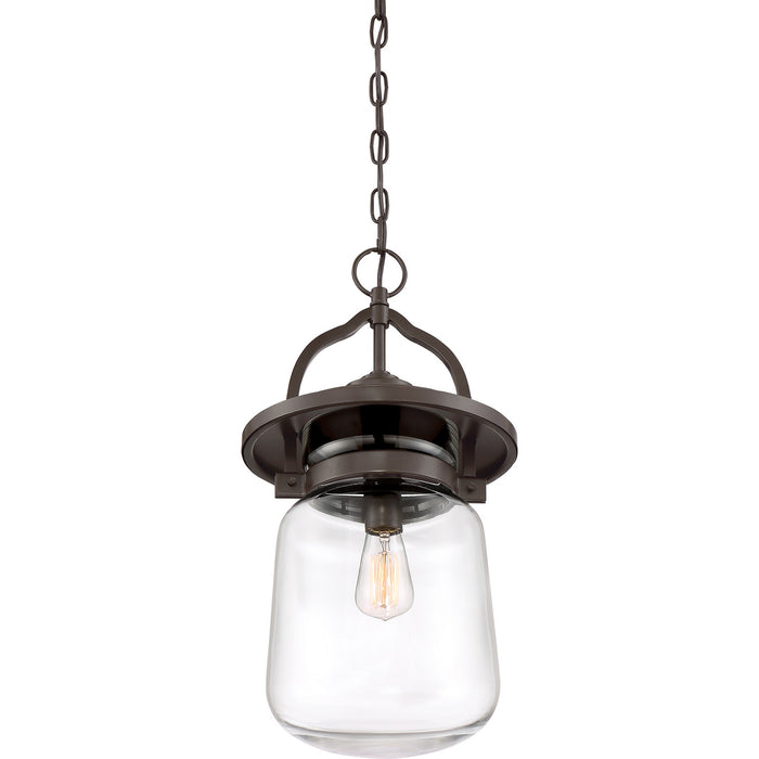 One Light Mini Pendant from the LaSalle collection in Western Bronze finish