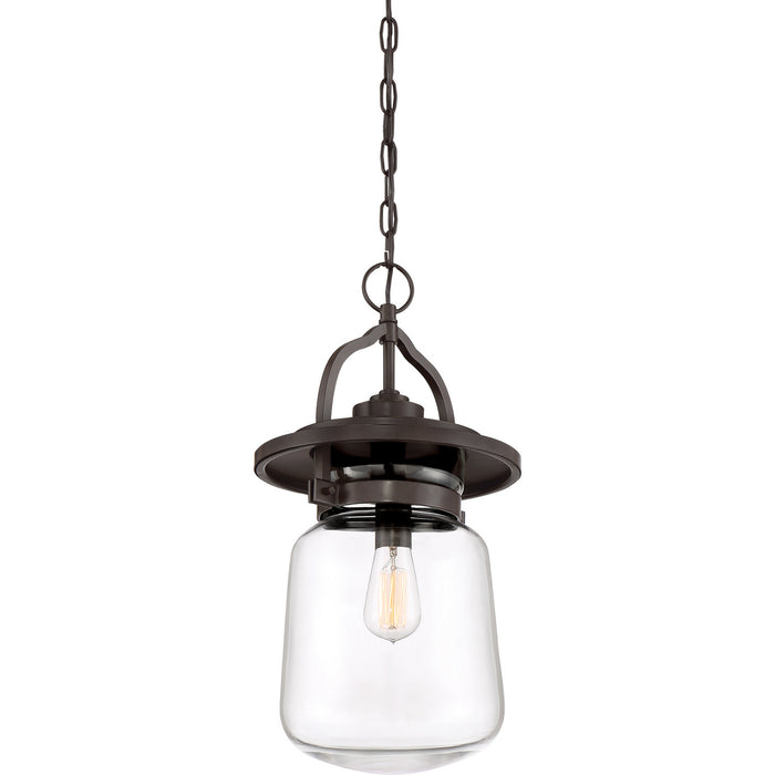One Light Mini Pendant from the LaSalle collection in Western Bronze finish