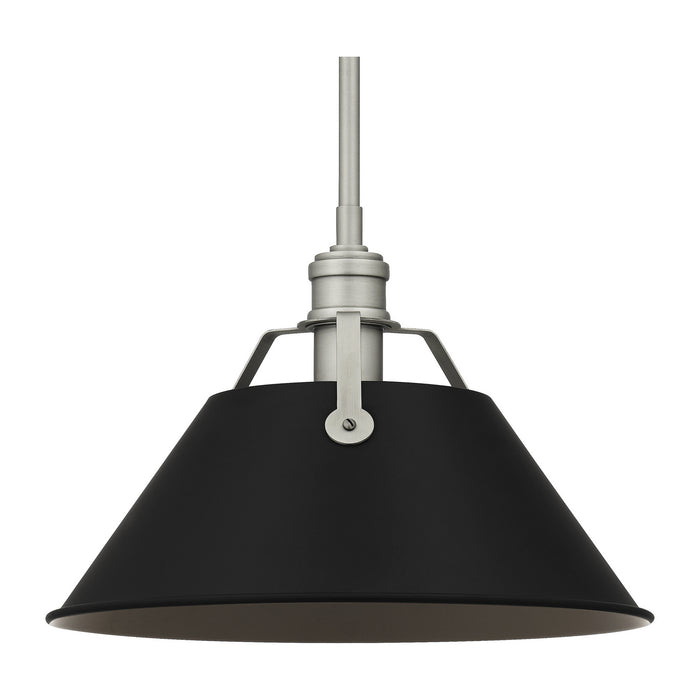 One Light Mini Pendant from the Jessup collection in Antique Nickel finish