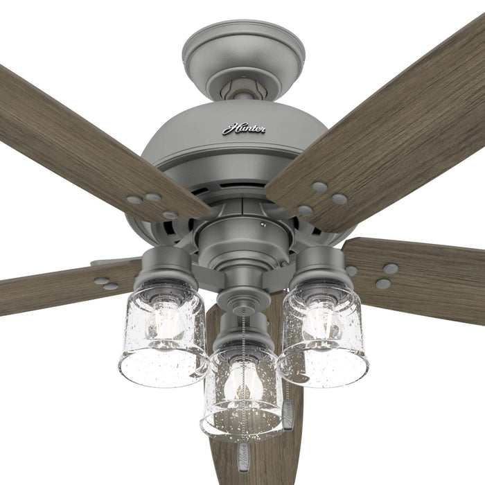 Hunter 60" Churchwell Ceiling Fan with LED Light Kit and Pull Chains