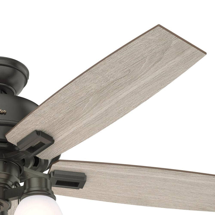 Hunter 52" Donegan Ceiling Fan with LED Light Kit and Pull Chains