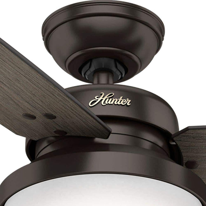 Hunter 52" Sentinel Ceiling Fan with LED Light Kit and Handheld Remote